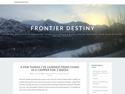 frontierdestiny.com snapshot