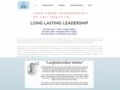 longlastingleadership.dk snapshot