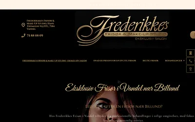 frederikkesfrisor.dk snapshot