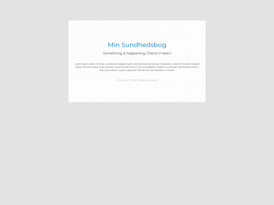minsundhedsbog.dk snapshot