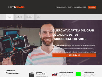 rickycayuela.com snapshot