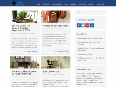 deskgurus.com snapshot