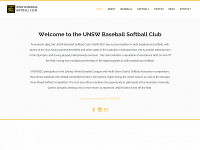www.unswbaseballsoftball.com snapshot