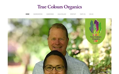 www.truecoloursorganics.com snapshot