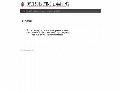 joycesurveying.com snapshot