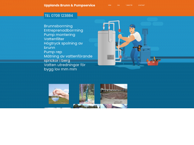 upplands-brunnpumpservice.se snapshot