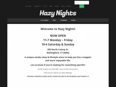 hazynightsct.com snapshot