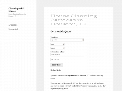 cleaningwithnicole.com snapshot