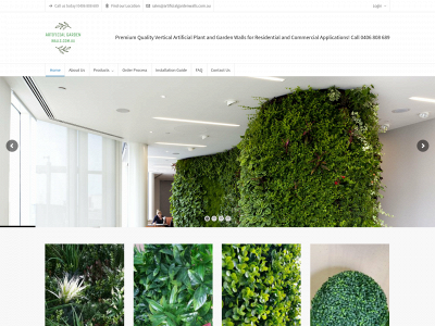 artificialgardenwalls.com.au snapshot