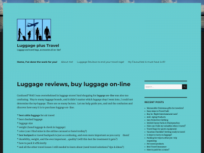 luggageplustravel.com snapshot