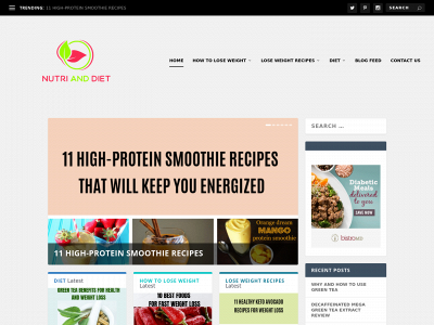 nutrianddiet.com snapshot