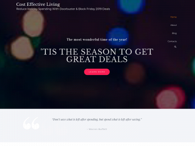 costeffectiveliving.com snapshot