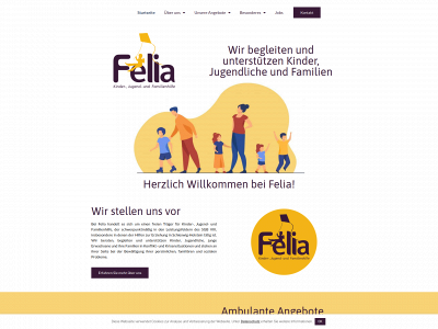 felia-jugendhilfe.de snapshot
