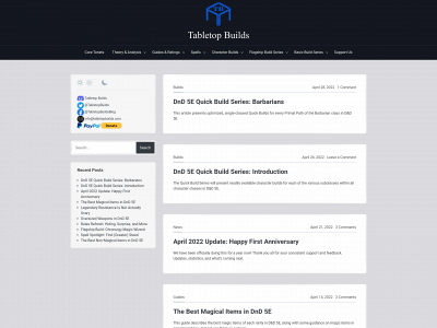 tabletopbuilds.com snapshot