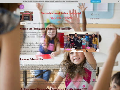 wonderland-edu.com snapshot