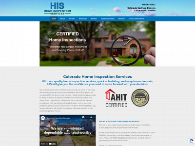 hishomeinspections.com snapshot
