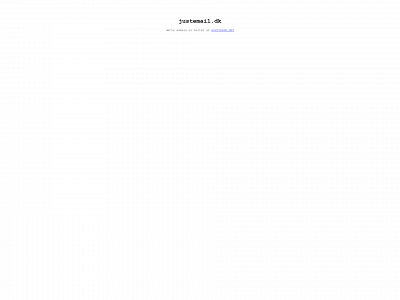 justemail.dk snapshot