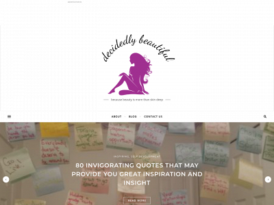 decidedlybeautiful.com snapshot