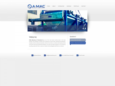 amacmachining.com snapshot