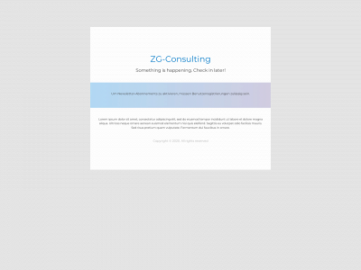 zg-consulting.com snapshot