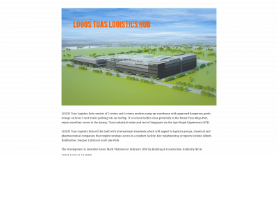 www.logostuaslogisticshub.com snapshot
