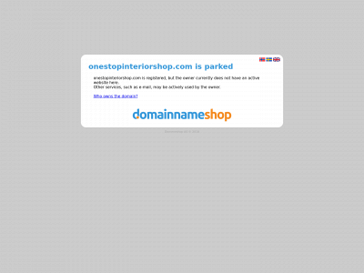 onestopinteriorshop.com snapshot
