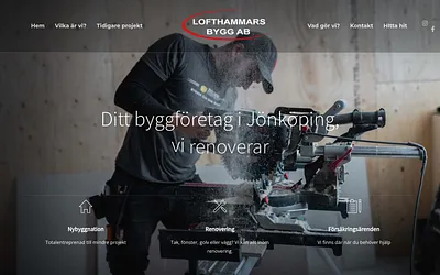 lofthammarsbygg.se snapshot
