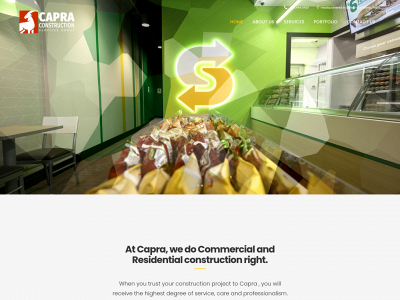 capraconstruction.com snapshot