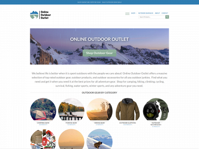 onlineoutdooroutlet.com snapshot