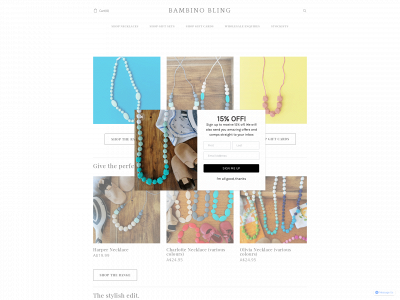 www.bambinobling.com.au snapshot