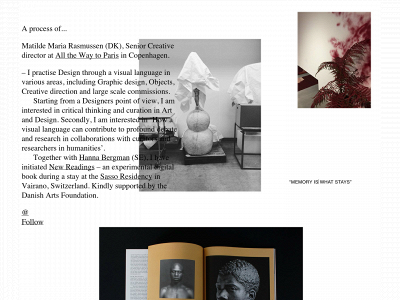 matildemariarasmussen.dk snapshot