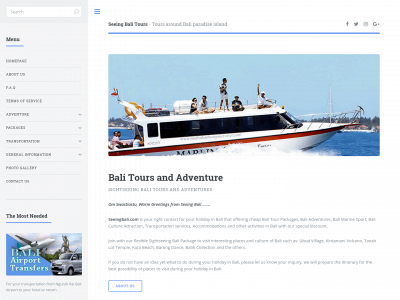 seeingbali.com snapshot