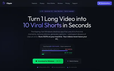 clippie.tech snapshot
