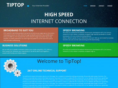 tiptoptelecoms.co.uk snapshot