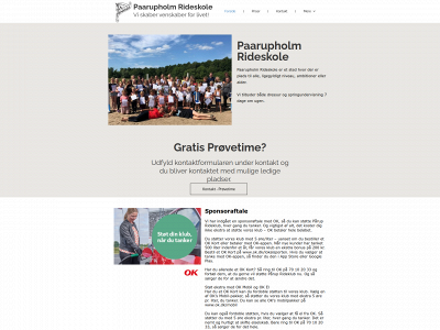 paarupholm-rideskole.dk snapshot