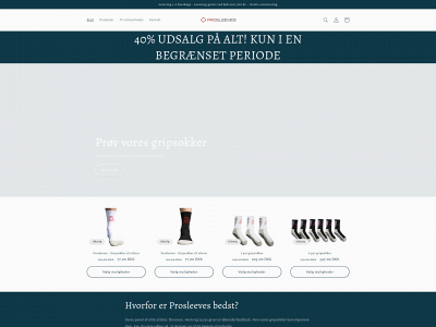 prosleeves.dk snapshot