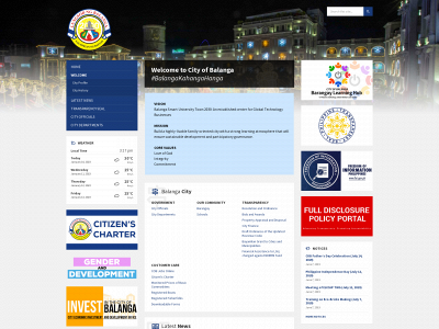 cityofbalanga.gov.ph snapshot