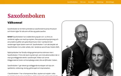 saxofonboken.se snapshot