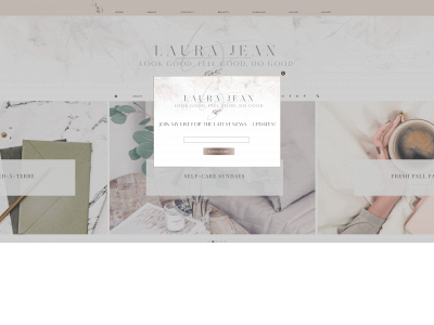 thelaurajean.com snapshot