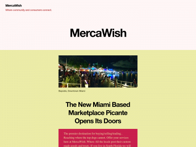 mercawish.com snapshot