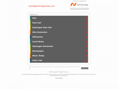 hydrogenenergynews.com snapshot