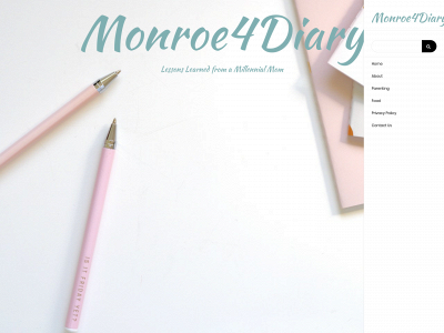 monroe4diary.com snapshot