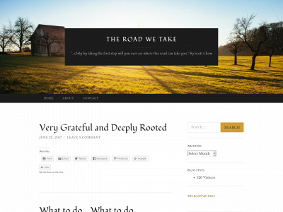 theroadwetake.com snapshot