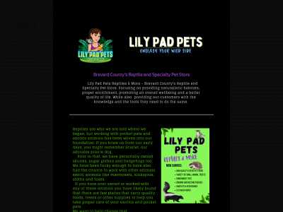 www.lilypadpets.com snapshot