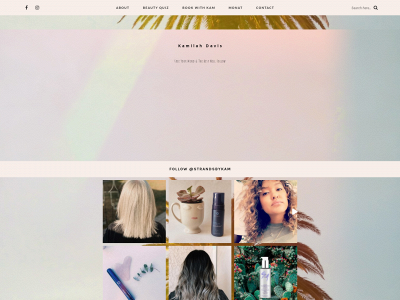 kamilahdavis.com snapshot
