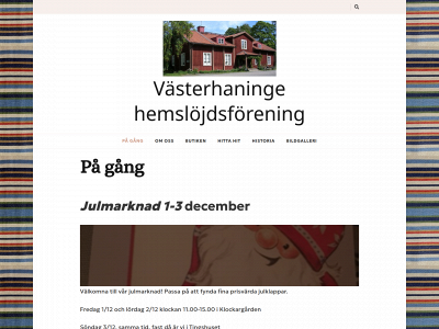 vasterhaningehemslojd.se snapshot