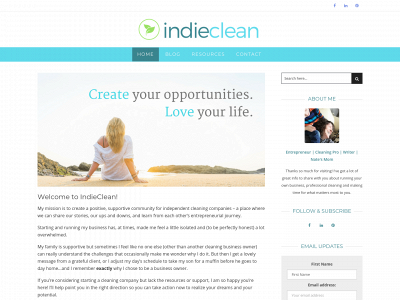 indieclean.ca snapshot