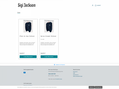sigi-jackson.de snapshot