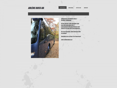 ahlensbuss.se snapshot