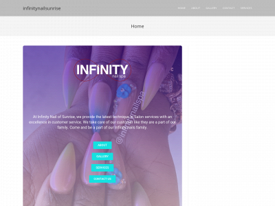 infinitynailsunrise.com snapshot